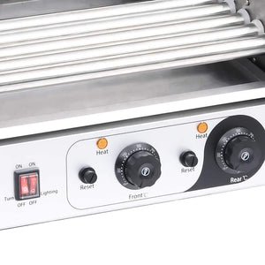 Συσκευή Hot Dog με 5 Κυλίνδρους και Τζάμι 1000 W