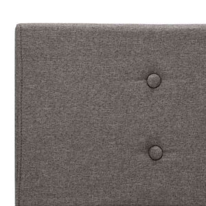 Πλαίσιο Κρεβατιού Χρώμα Taupe 100 x 200 εκ. Υφασμάτινο