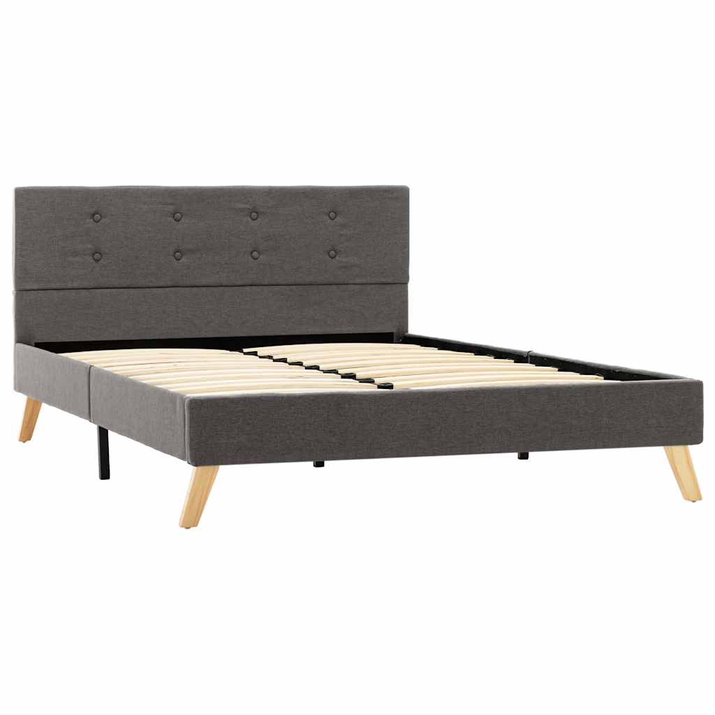 Πλαίσιο Κρεβατιού Χρώμα Taupe 120 x 200 εκ. Υφασμάτινο - Pakobazaar
