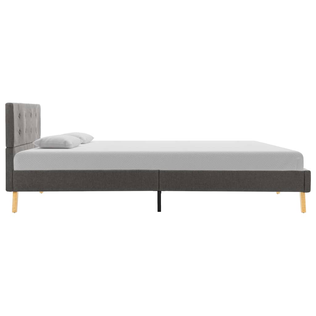 Πλαίσιο Κρεβατιού Χρώμα Taupe 120 x 200 εκ. Υφασμάτινο - Pakobazaar