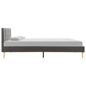 Πλαίσιο Κρεβατιού Χρώμα Taupe 120 x 200 εκ. Υφασμάτινο - Pakobazaar