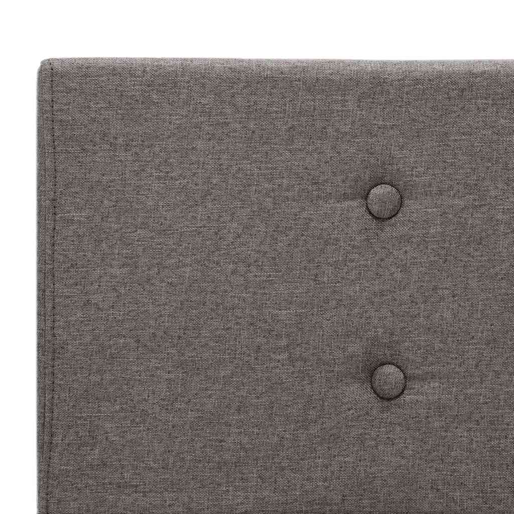 Πλαίσιο Κρεβατιού Χρώμα Taupe 120 x 200 εκ. Υφασμάτινο - Pakobazaar