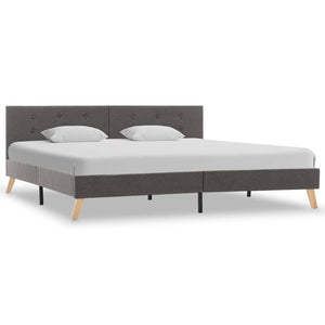 Πλαίσιο Κρεβατιού Χρώμα Taupe 180 x 200 εκ. Υφασμάτινο