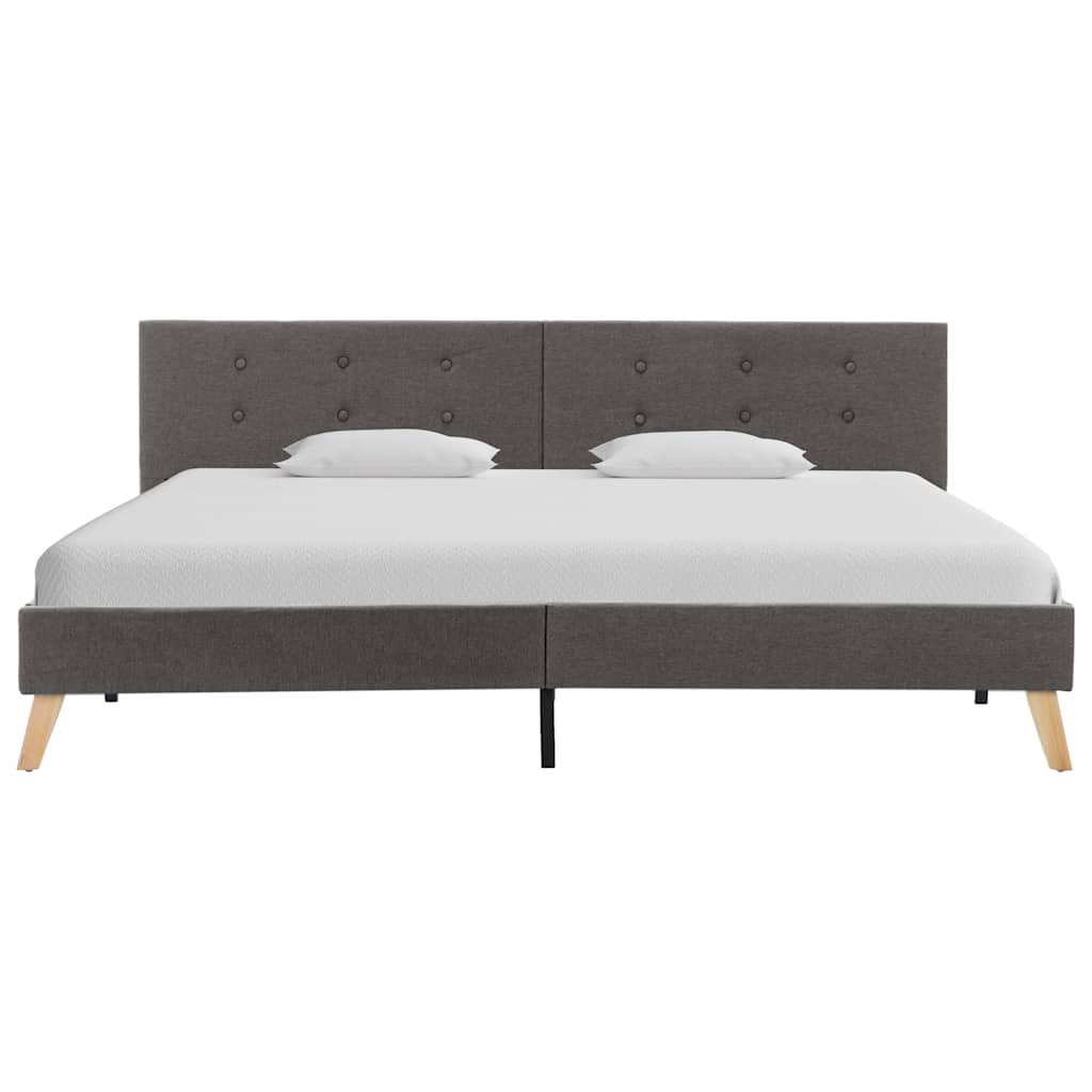 Πλαίσιο Κρεβατιού Χρώμα Taupe 180 x 200 εκ. Υφασμάτινο