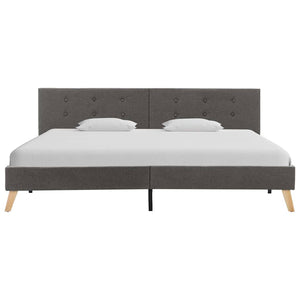 Πλαίσιο Κρεβατιού Χρώμα Taupe 180 x 200 εκ. Υφασμάτινο