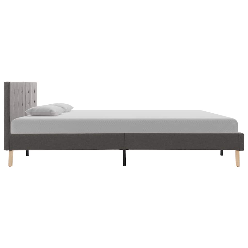 Πλαίσιο Κρεβατιού Χρώμα Taupe 180 x 200 εκ. Υφασμάτινο