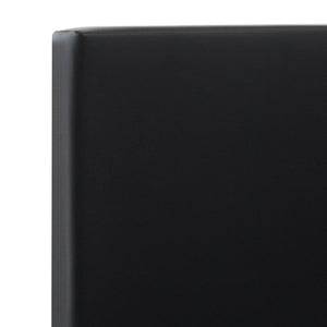 Πλαίσιο Κρεβατιού με Συρτάρια Μαύρο 160x200 εκ. Συνθετικό Δέρμα