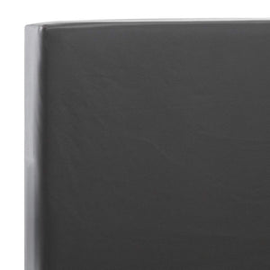 Πλαίσιο Κρεβατιού με Συρτάρια Ανθρακί 90x200 εκ. Συνθετ. Δέρμα