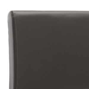 Πλαίσιο Κρεβατιού Γκρι Ανθρακί 160x200 εκ. από Συνθετικό Δέρμα