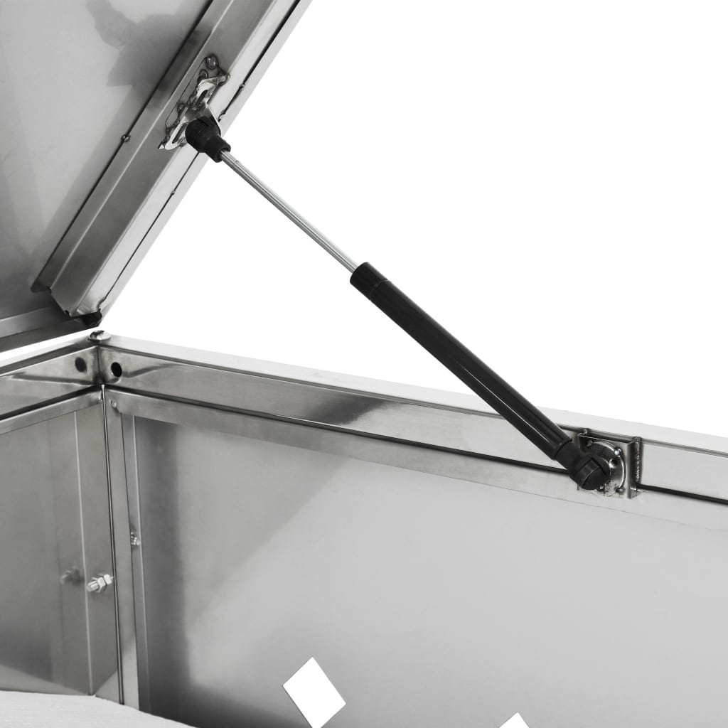 Πλαίσιο για Κάδο Απορριμμάτων με Ρόδες 240 L Ανοξείδωτο Ατσάλι - PAKOBAZAAR