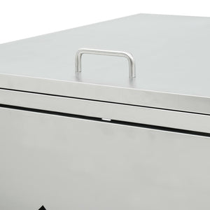 Πλαίσιο Διπλό για Κάδους Απορριμμάτων 240 L Ανοξείδωτο Ατσάλι - PAKOBAZAAR