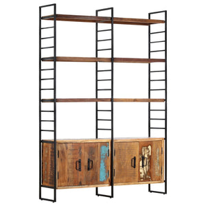 Βιβλιοθήκη με 4 Επίπεδα 124x30x180 εκ. Μασίφ Ανακυκλωμένο Ξύλο - PAKOBAZAAR