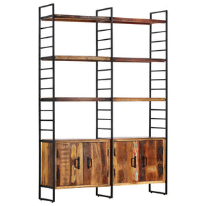 Βιβλιοθήκη με 4 Επίπεδα 124x30x180 εκ. Μασίφ Ανακυκλωμένο Ξύλο - PAKOBAZAAR