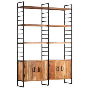 Βιβλιοθήκη με 4 Επίπεδα 124 x 30 x 180 εκ. Μασίφ Ξύλο Ακακίας - PAKOBAZAAR