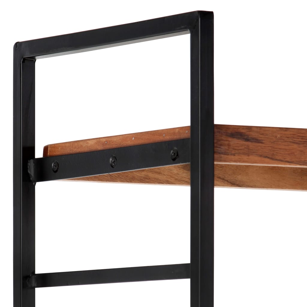 Βιβλιοθήκη με 4 Επίπεδα 124 x 30 x 180 εκ. Μασίφ Ξύλο Ακακίας - PAKOBAZAAR