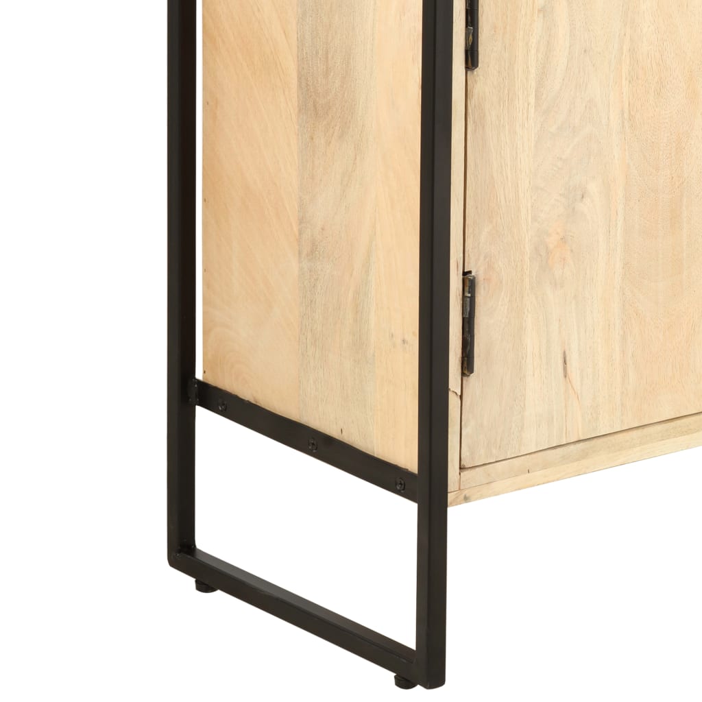 Βιβλιοθήκη με 4 Επίπεδα 124 x 30 x 180 εκ. Μασίφ Ξύλο Μάνγκο - PAKOBAZAAR