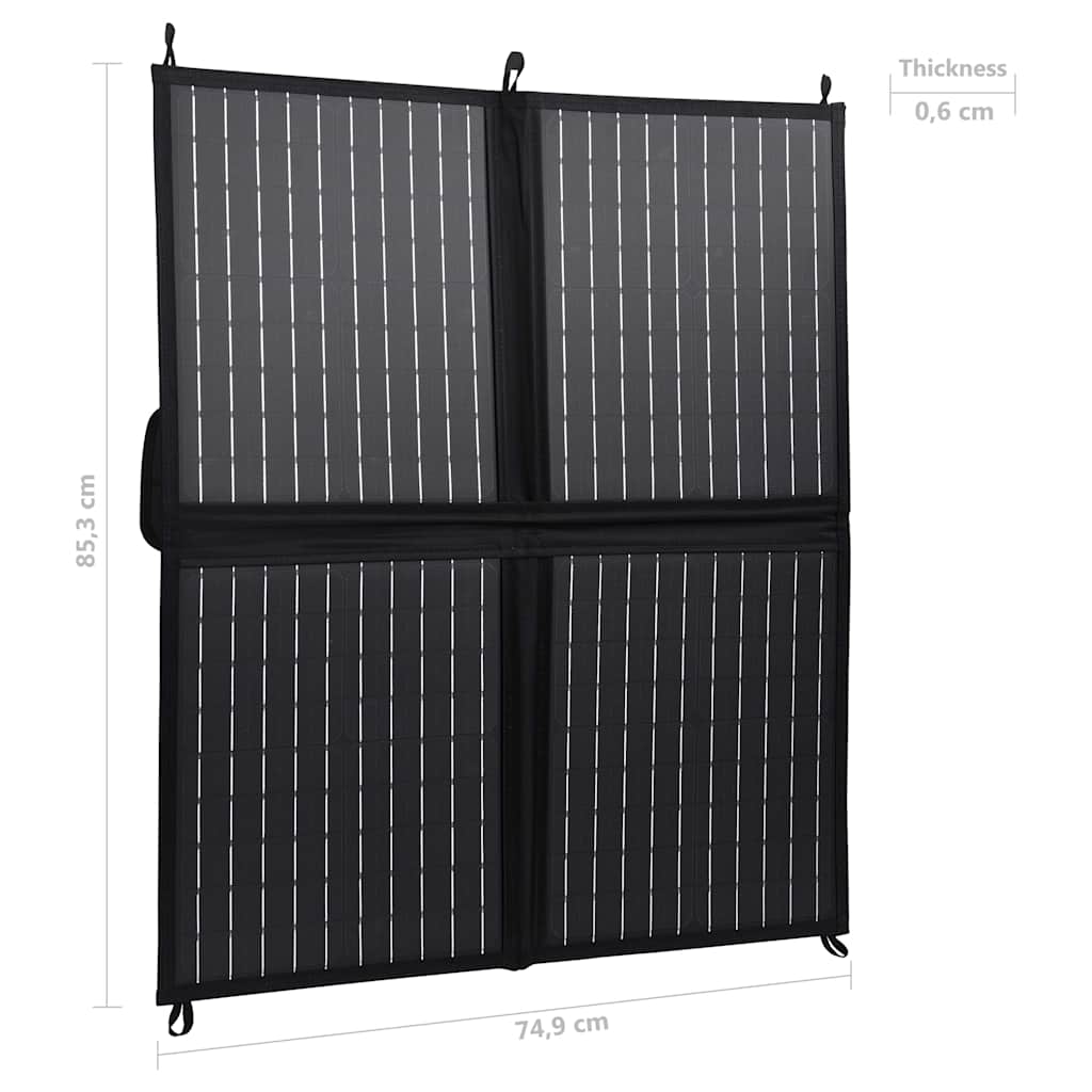 Ηλιακός Φορτιστής με Πάνελ Πτυσσόμενος 80 W 12 V