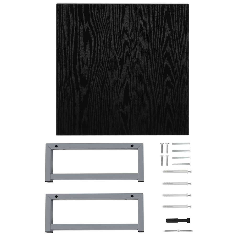 Έπιπλο Μπάνιου Μαύρο 40 x 40 x 16,3 εκ.