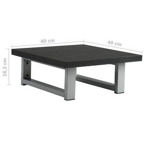 Έπιπλο Μπάνιου Μαύρο 40 x 40 x 16,3 εκ.