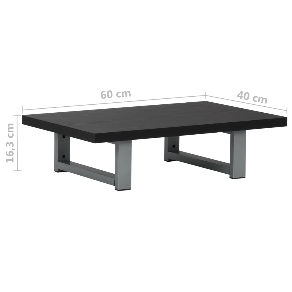 Έπιπλο Μπάνιου Μαύρο 60 x 40 x 16,3 εκ. - PAKOBAZAAR