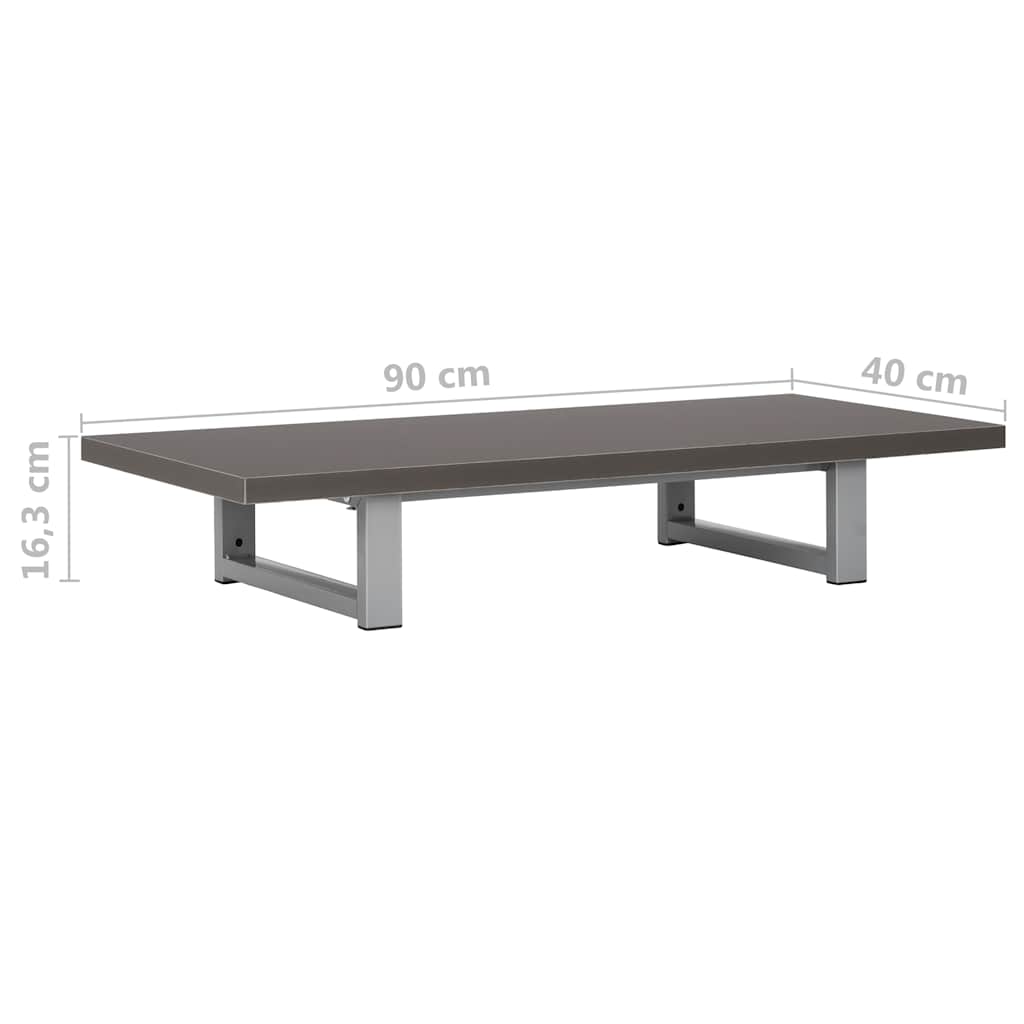 Έπιπλο Μπάνιου Γκρι 90 x 40 x 16,3 εκ.