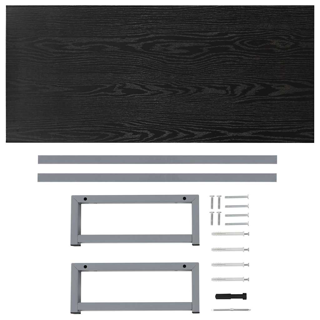 Έπιπλο Μπάνιου Μαύρο 90 x 40 x 16,3 εκ.