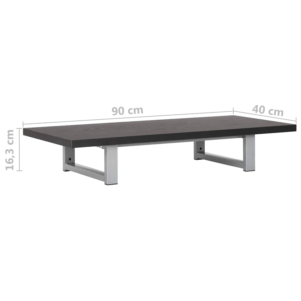 Έπιπλο Μπάνιου Μαύρο 90 x 40 x 16,3 εκ.