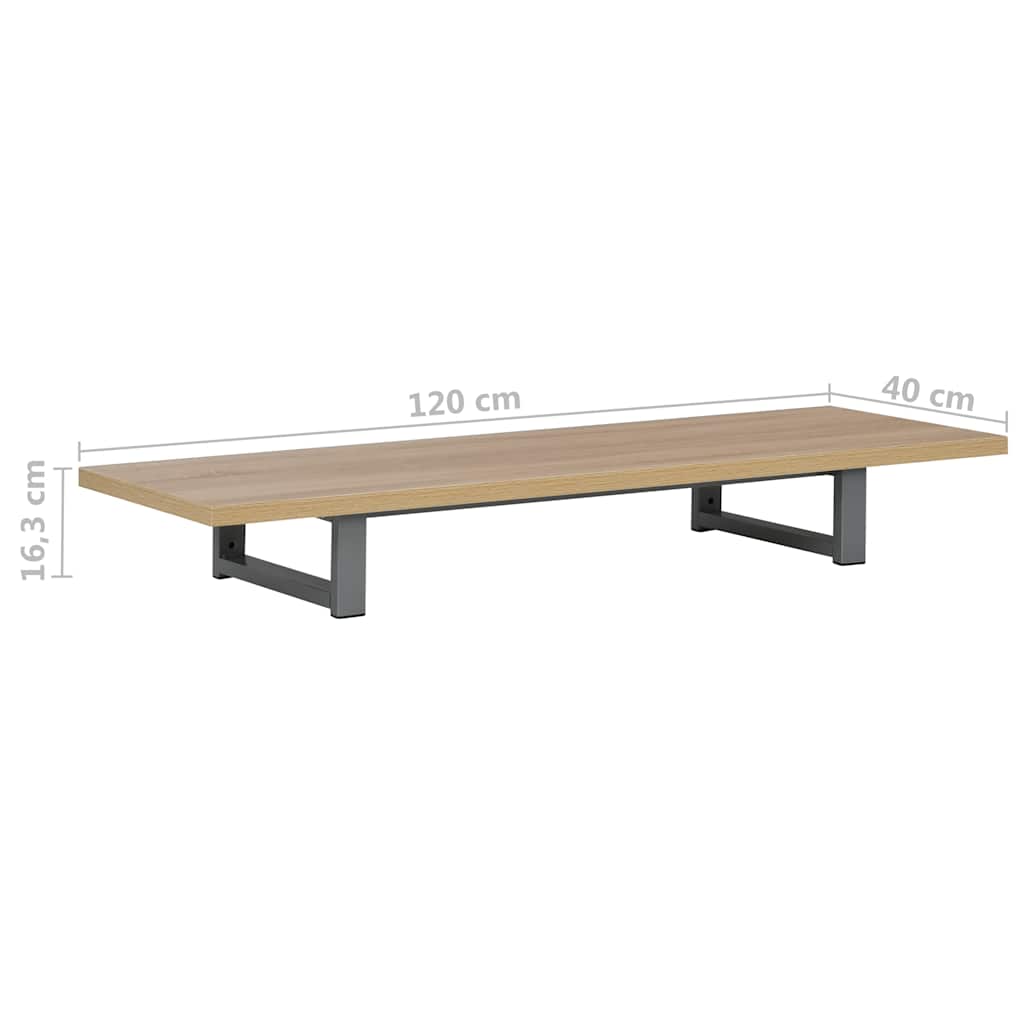 Έπιπλο Μπάνιου Χρώμα Δρυς 120 x 40 x 16,3 εκ.