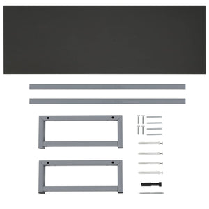 Έπιπλο Μπάνιου Γκρι 120 x 40 x 16,3 εκ.
