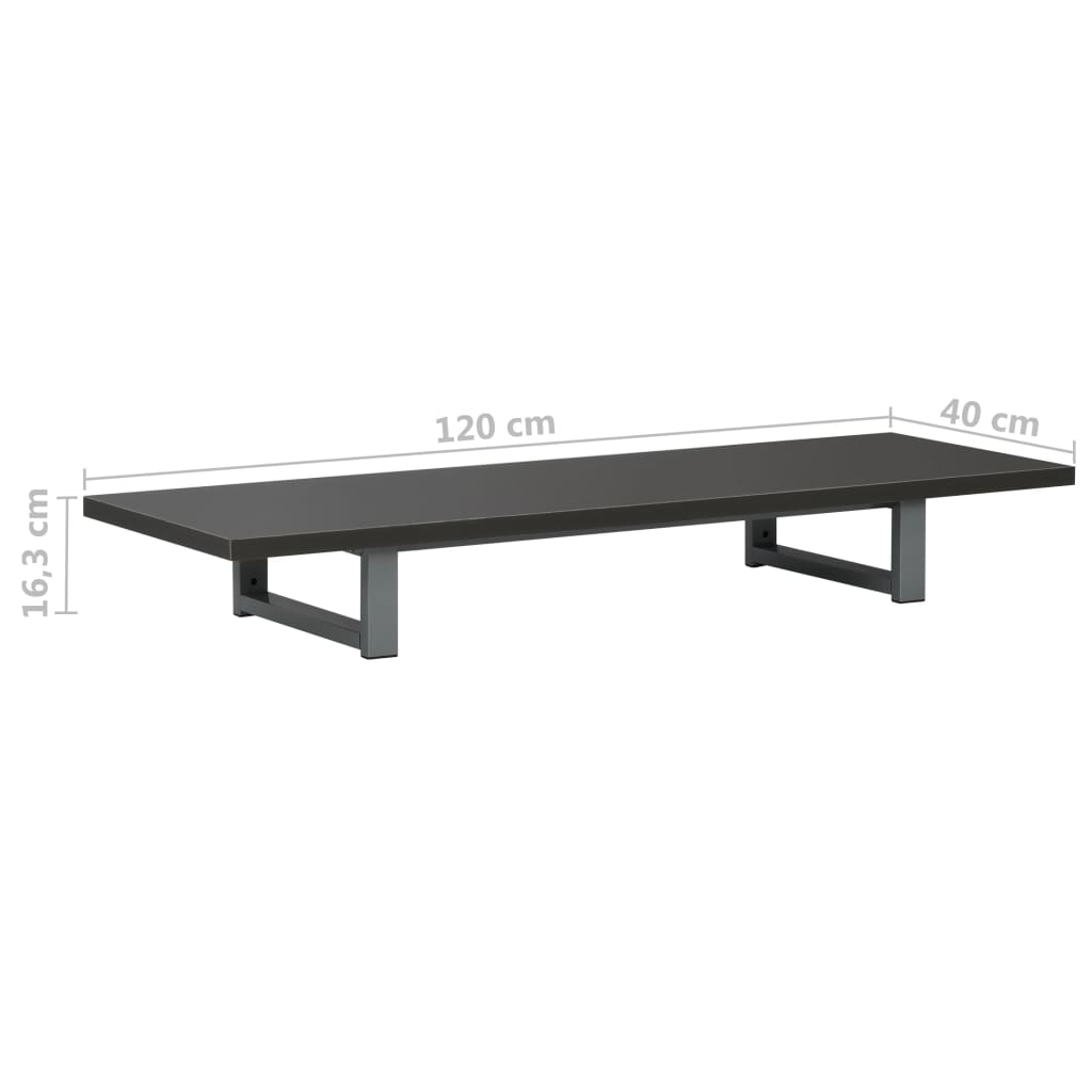 Έπιπλο Μπάνιου Γκρι 120 x 40 x 16,3 εκ.