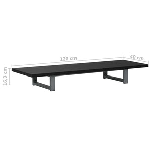 Έπιπλο Μπάνιου Μαύρο 120 x 40 x 16,3 εκ.