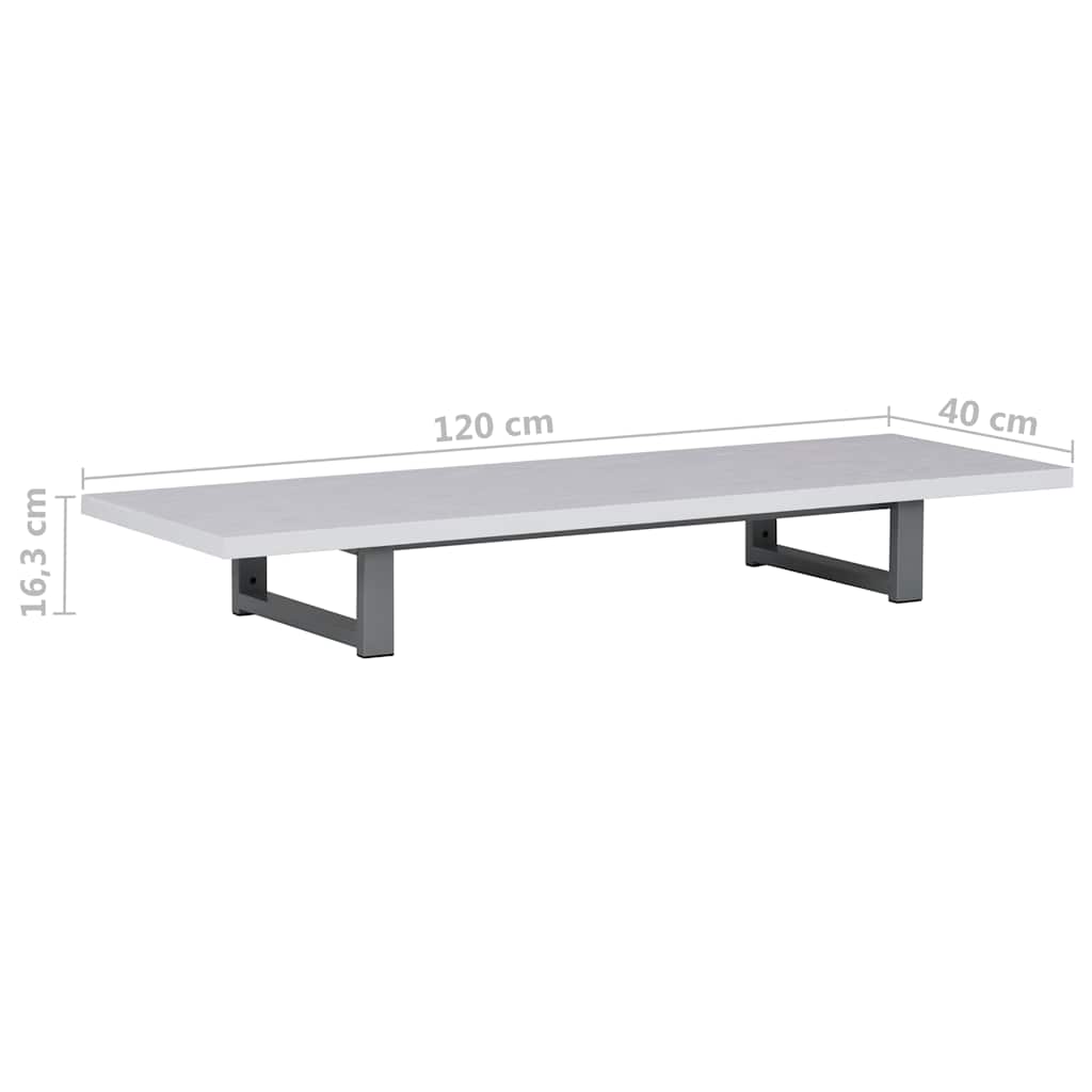 Έπιπλο Μπάνιου Λευκό 120 x 40 x 16,3 εκ.