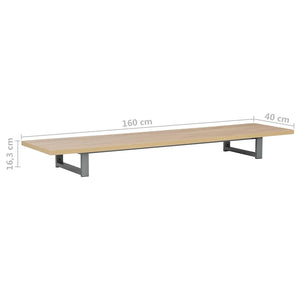 Έπιπλο Μπάνιου Χρώμα Δρυς 160 x 40 x 16,3 εκ. - Pakobazaar