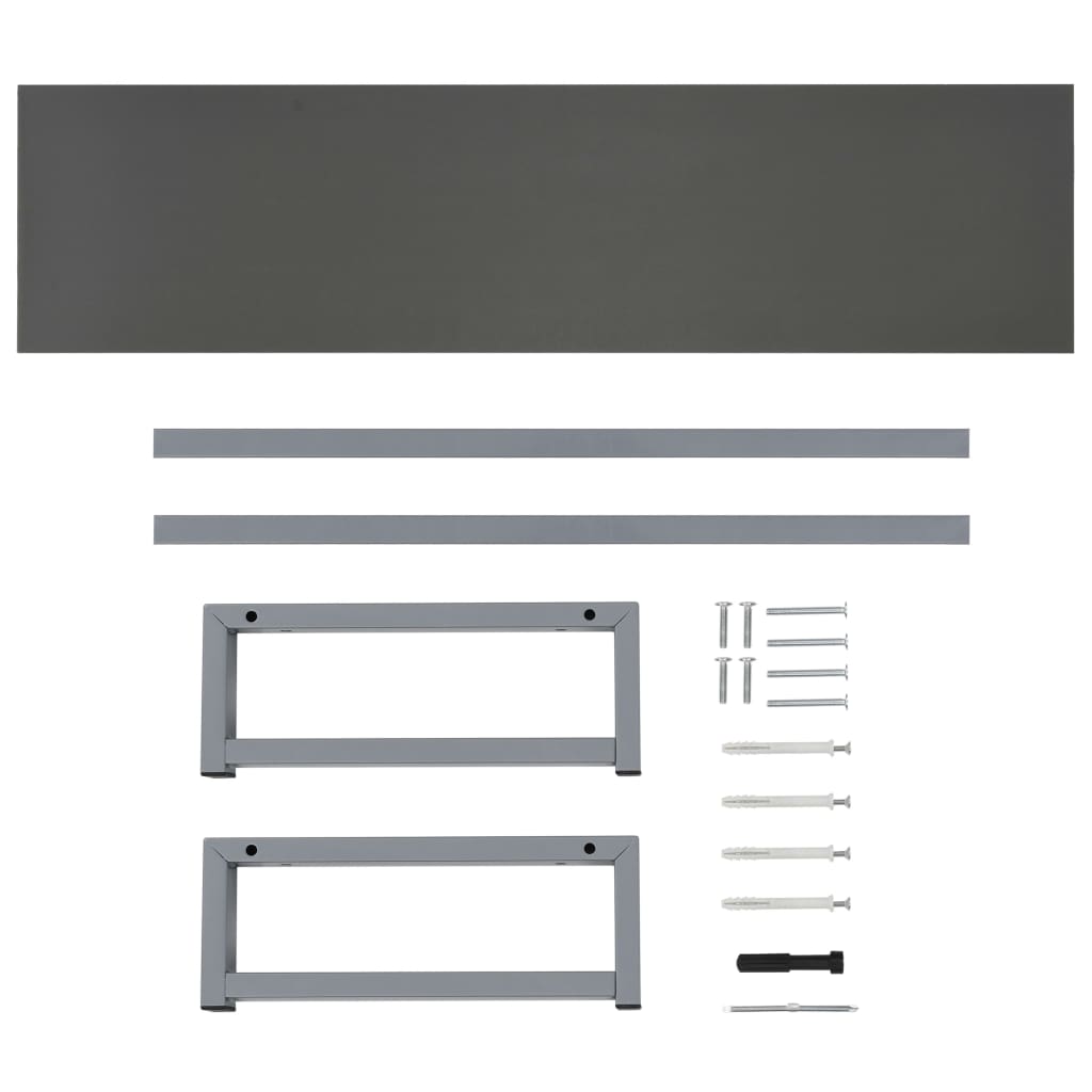 Έπιπλο Μπάνιου Γκρι 160 x 40 x 16,3 εκ. - Pakobazaar