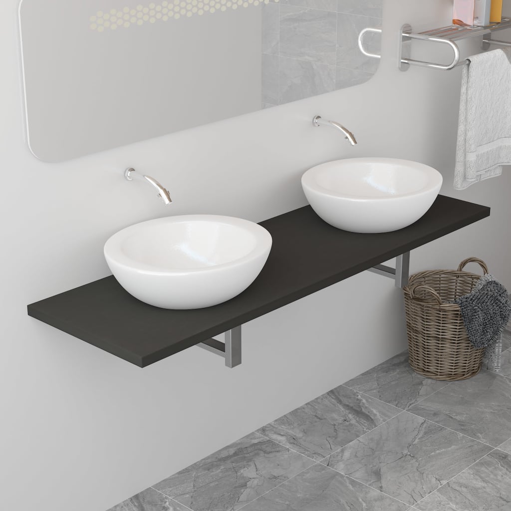 Έπιπλο Μπάνιου Γκρι 160 x 40 x 16,3 εκ. - Pakobazaar