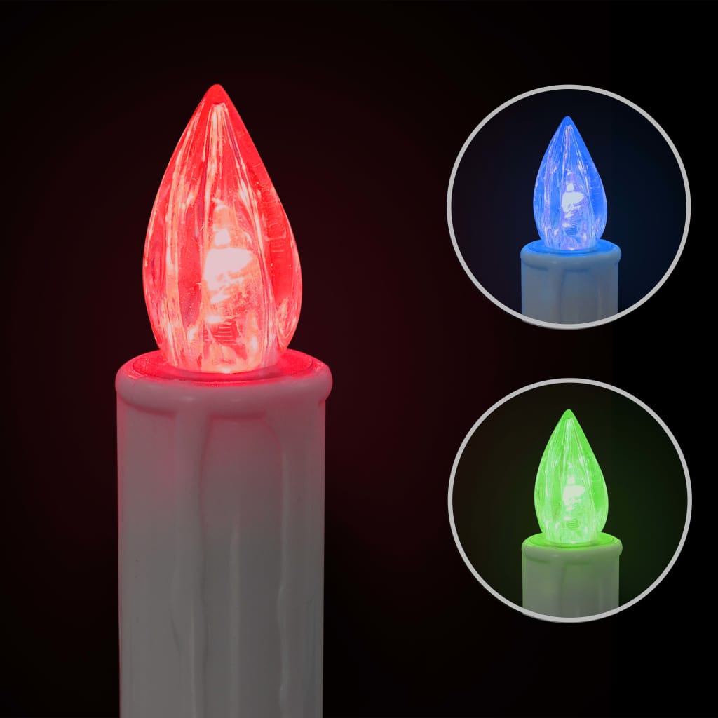 Κεριά LED Ασύρματα 30 τεμ Χριστουγεννιάτικα RGB με Τηλεχειρισμό