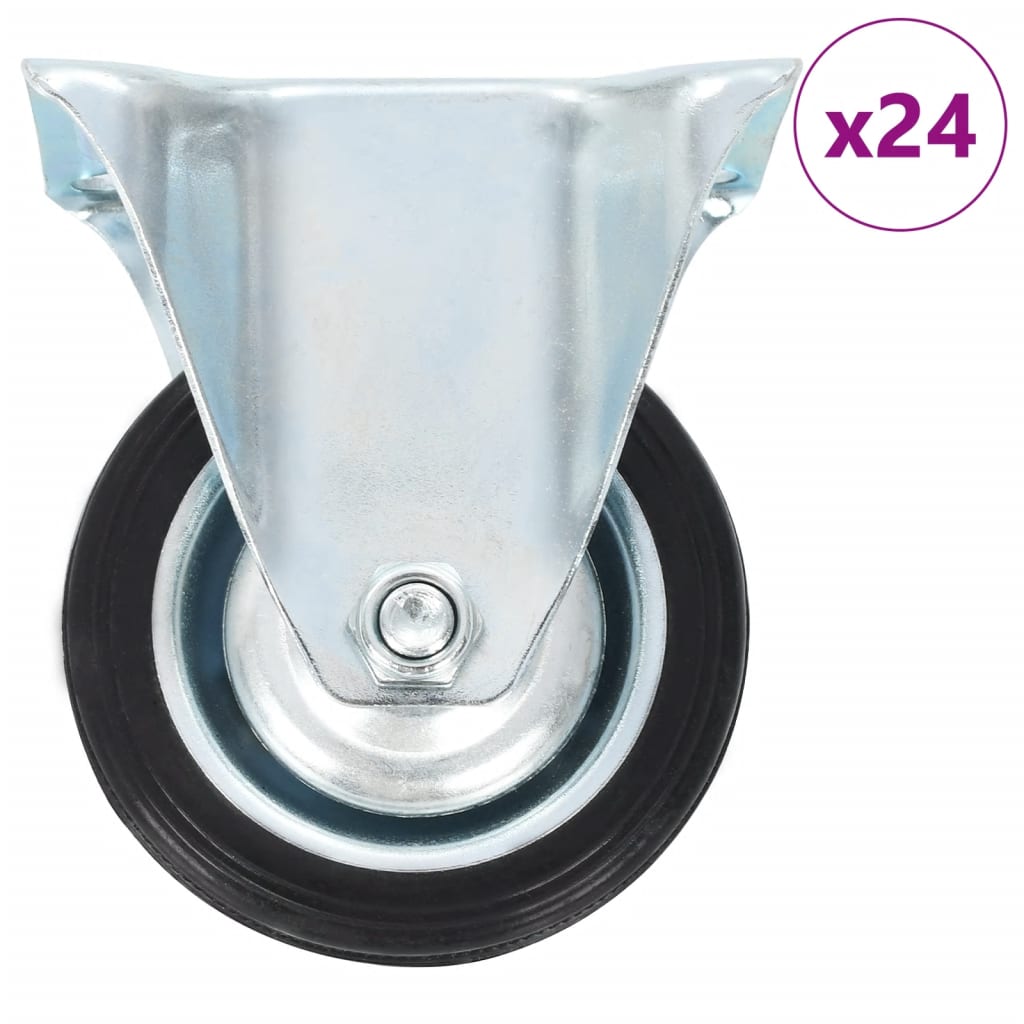Ρόδες Σταθερές 24 τεμ. 75 χιλ. - Pakobazaar
