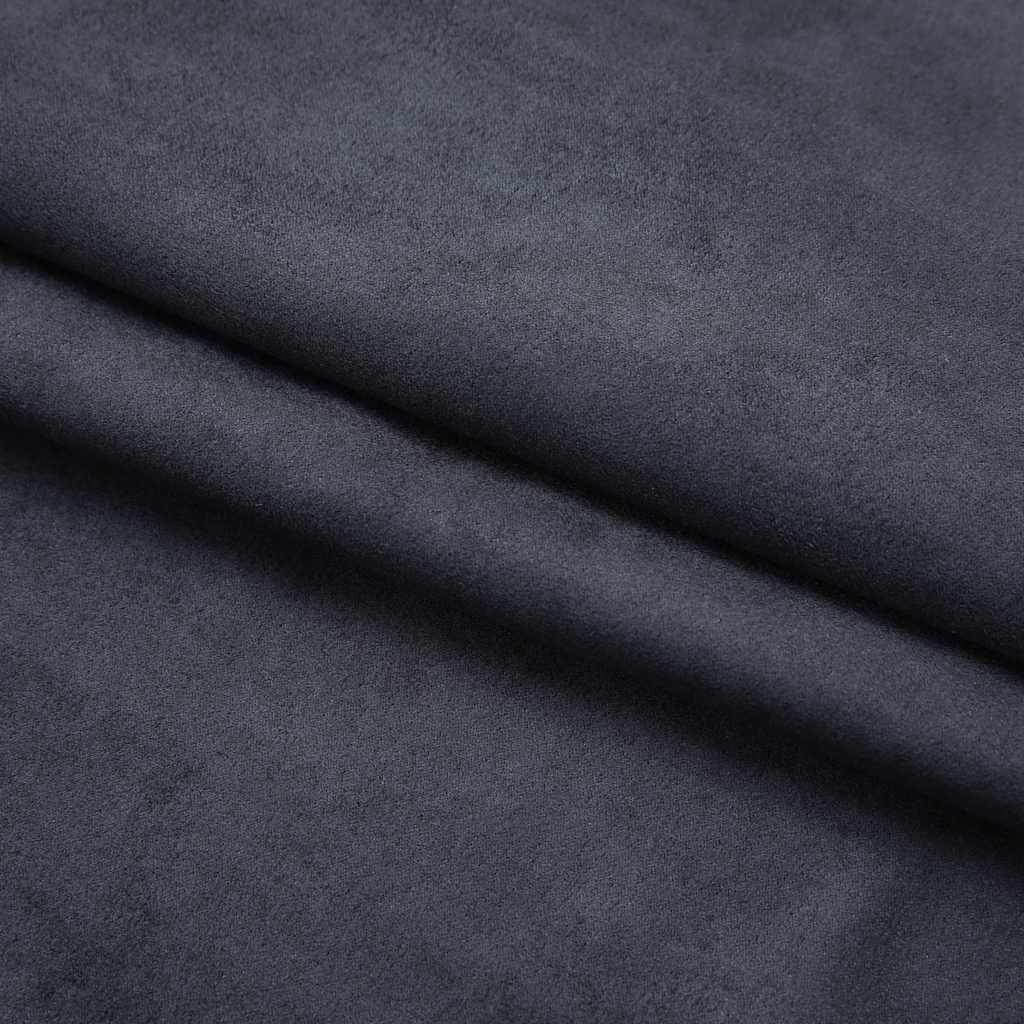 Κουρτίνες Συσκότισης με Γάντζους 2 τεμ. Ανθρακί 140 x 225 εκ. - PAKOBAZAAR