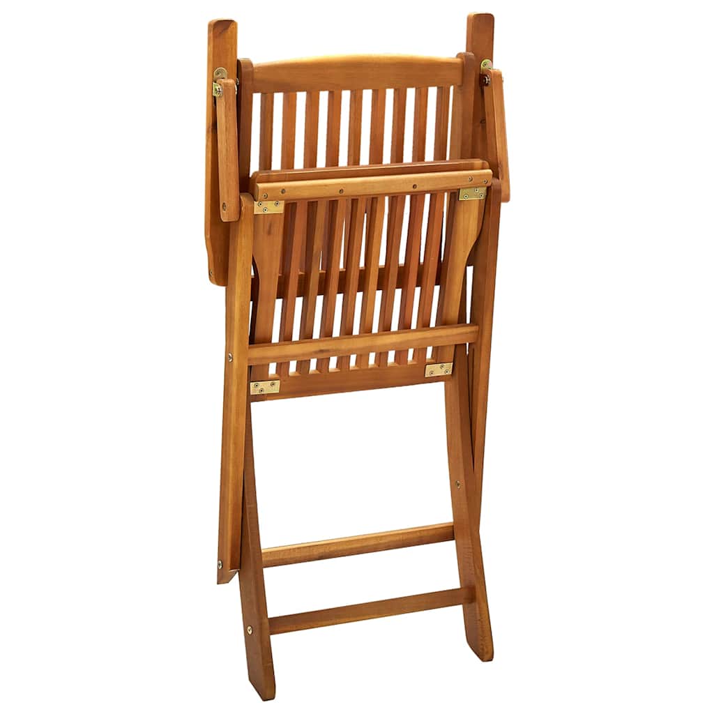 Καρέκλες Κήπου Πτυσσόμενες 4 τεμ. από Μασίφ Ξύλο Ακακίας - Pakobazaar