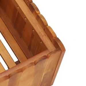 Ζαρντινιέρα Υπερυψωμένη 50 x 30 x 25 εκ. από Μασίφ Ξύλο Ακακίας