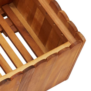 Ζαρντινιέρα Υπερυψωμένη 100 x 30 x 25 εκ. Μασίφ Ξύλο Ακακίας