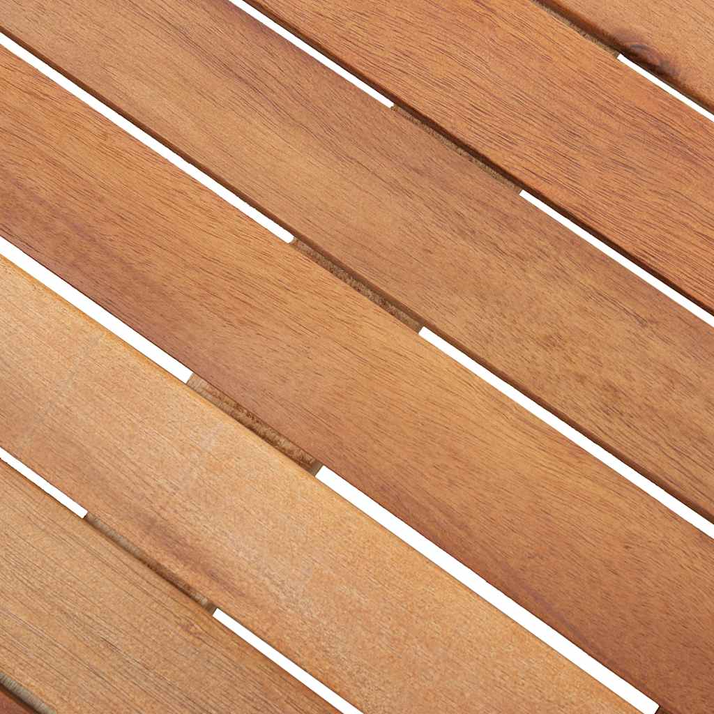 Τραπέζι Κήπου Γκρι 150 x 74 εκ. Συνθετικό Ρατάν / Ξύλο Ακακίας