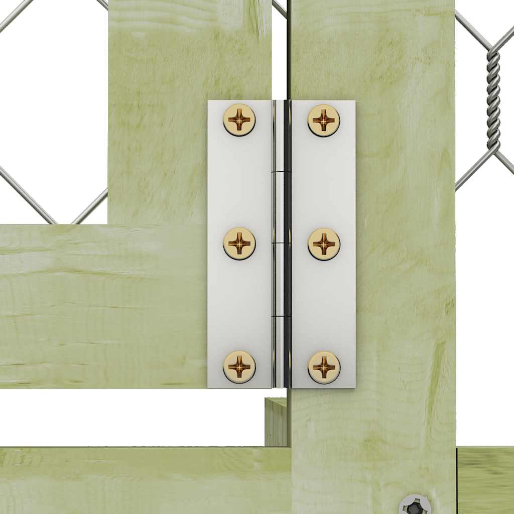 Κοτέτσι 1,5 x 1,5 x 2 μ. από Εμποτισμένο Ξύλο Πεύκου - Pakobazaar