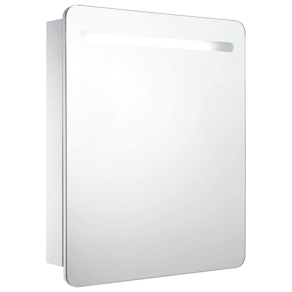 Ντουλάπι Μπάνιου με Καθρέφτη και Φωτισμό LED 68 x 9 x 80 εκ. - PAKOBAZAAR