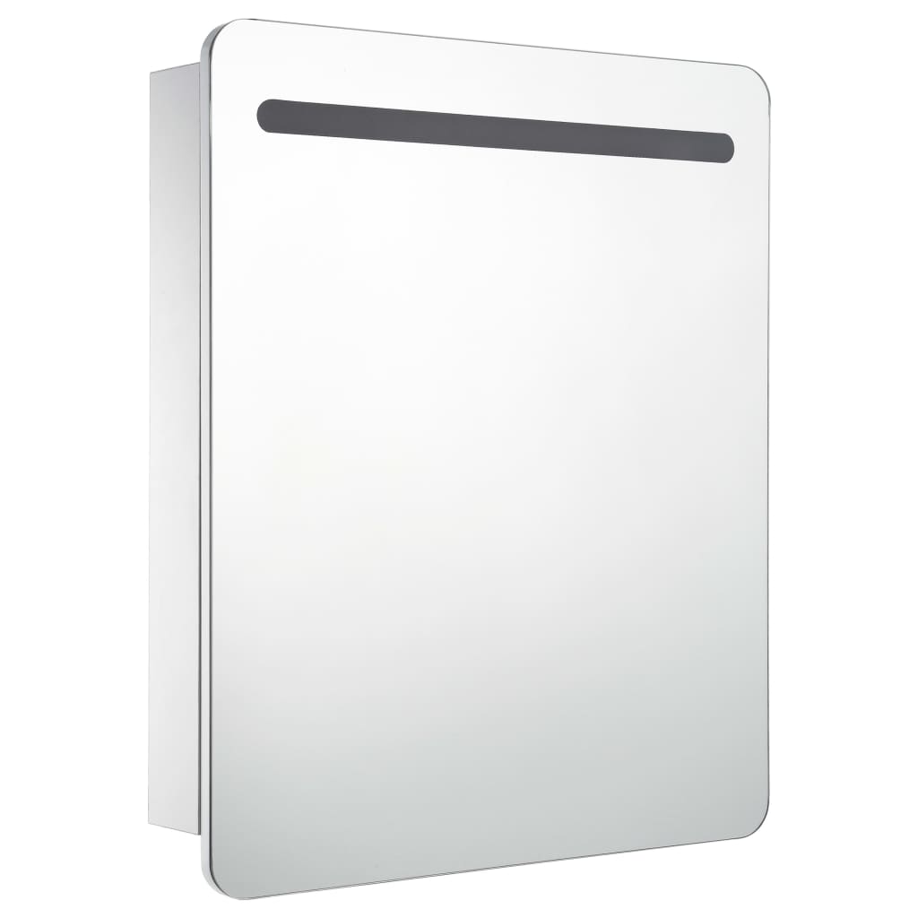 Ντουλάπι Μπάνιου με Καθρέφτη και Φωτισμό LED 68 x 9 x 80 εκ. - PAKOBAZAAR
