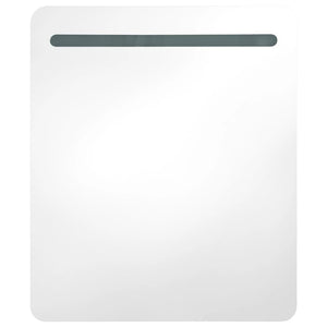 Ντουλάπι Μπάνιου με Καθρέφτη και Φωτισμό LED 68 x 9 x 80 εκ. - PAKOBAZAAR