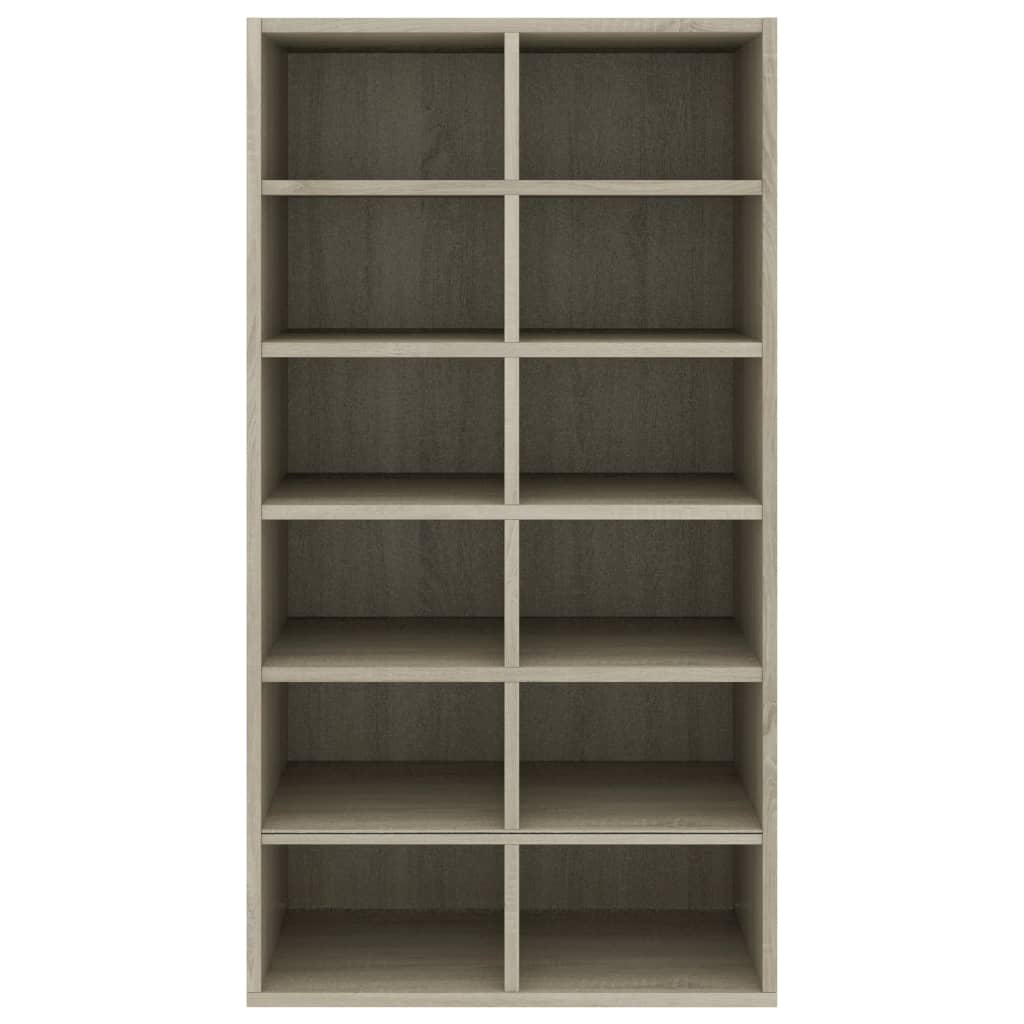 Παπουτσοθήκη Sonoma Δρυς 54x34x100,5 εκ. από Επεξεργασμένο Ξύλο