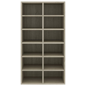 Παπουτσοθήκη Sonoma Δρυς 54x34x100,5 εκ. από Επεξεργασμένο Ξύλο