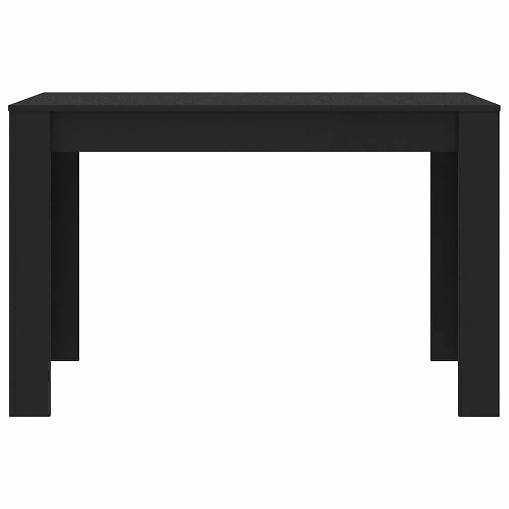 Τραπεζαρία Μαύρη 120 x 60 x 76 εκ. από Επεξ. Ξύλο - Pakobazaar