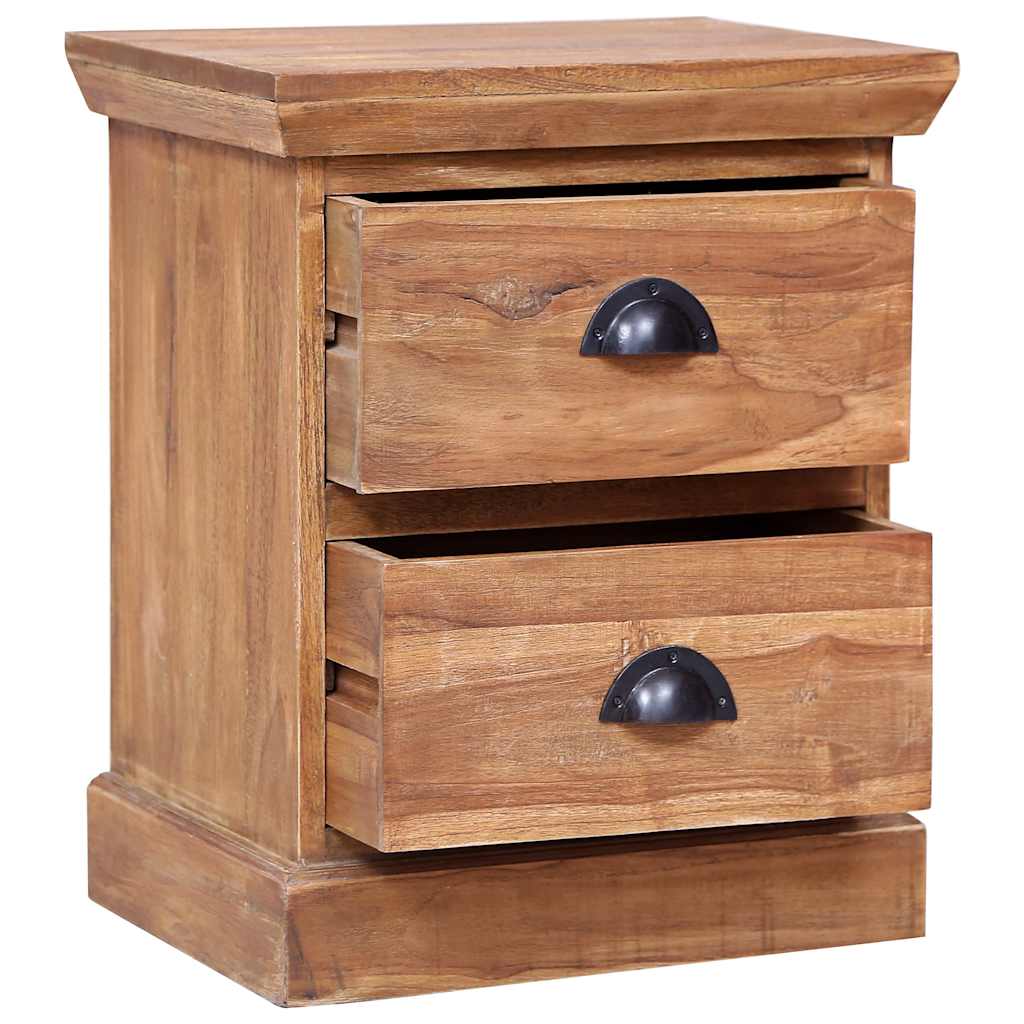 Κομοδίνο 40 x 30 x 50 εκ. από Μασίφ Ξύλο Teak